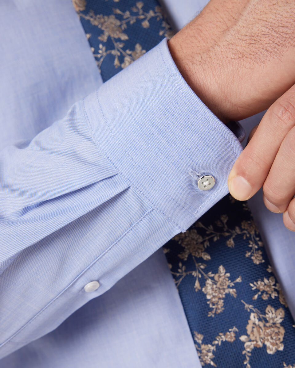 Regular Fit Business Shirt, Sky, hi-res